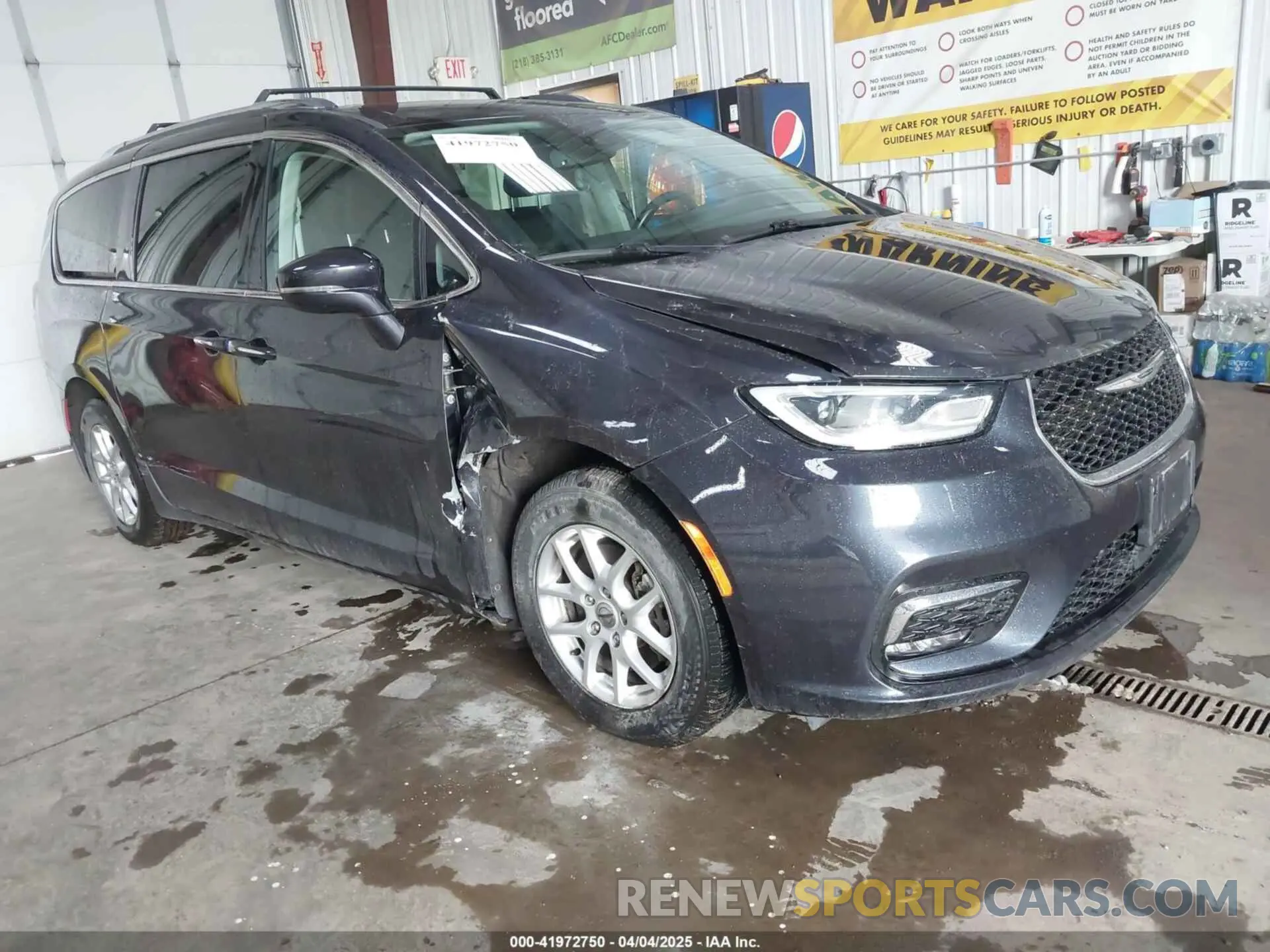1 fotografías del automóvil dañado 2C4RC1BG5MR588987 CHRYSLER PACIFICA 2021