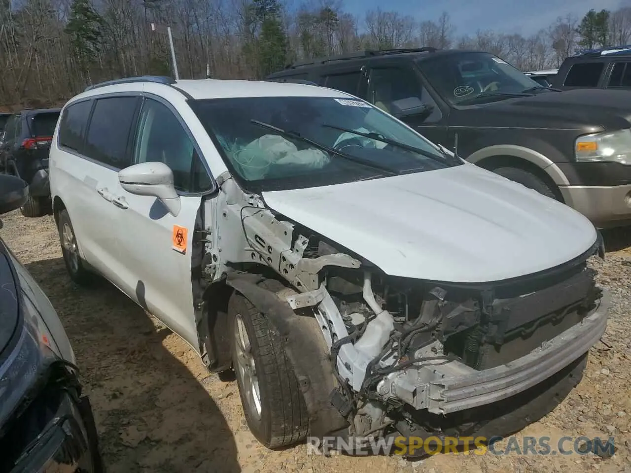 4 fotografías del automóvil dañado 2C4RC1BG6MR539328 CHRYSLER PACIFICA 2021