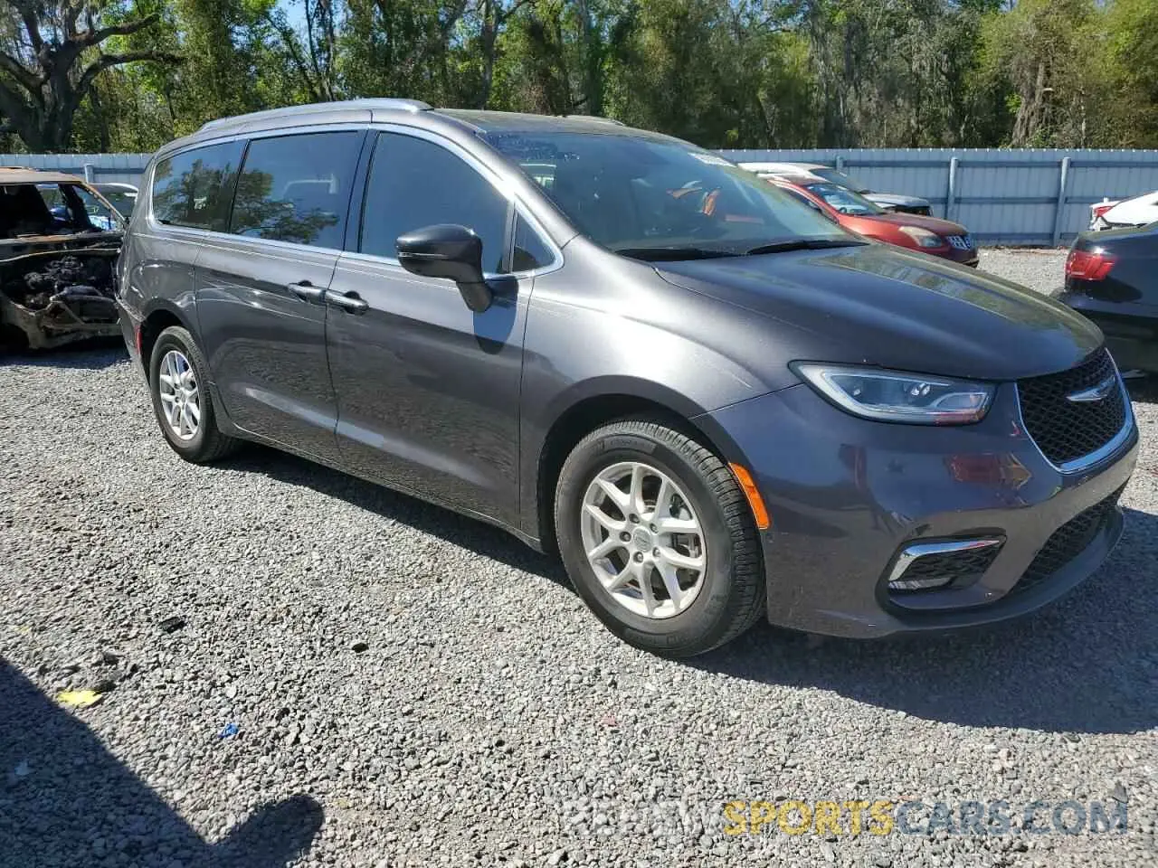 4 fotografías del automóvil dañado 2C4RC1BG6MR580431 CHRYSLER PACIFICA 2021
