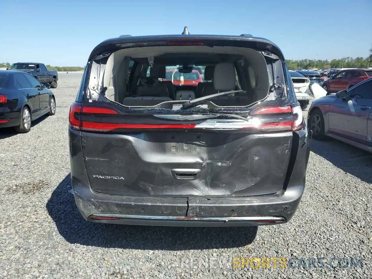 6 fotografías del automóvil dañado 2C4RC1BG6MR580431 CHRYSLER PACIFICA 2021