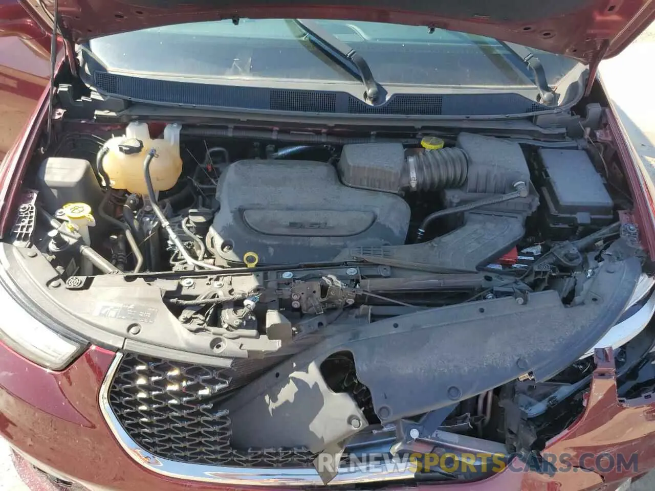 12 fotografías del automóvil dañado 2C4RC1BG6MR601407 CHRYSLER PACIFICA 2021