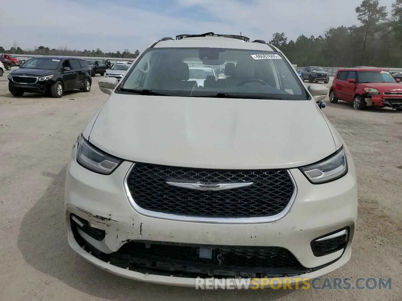 5 fotografías del automóvil dañado 2C4RC1BG7MR515748 CHRYSLER PACIFICA 2021