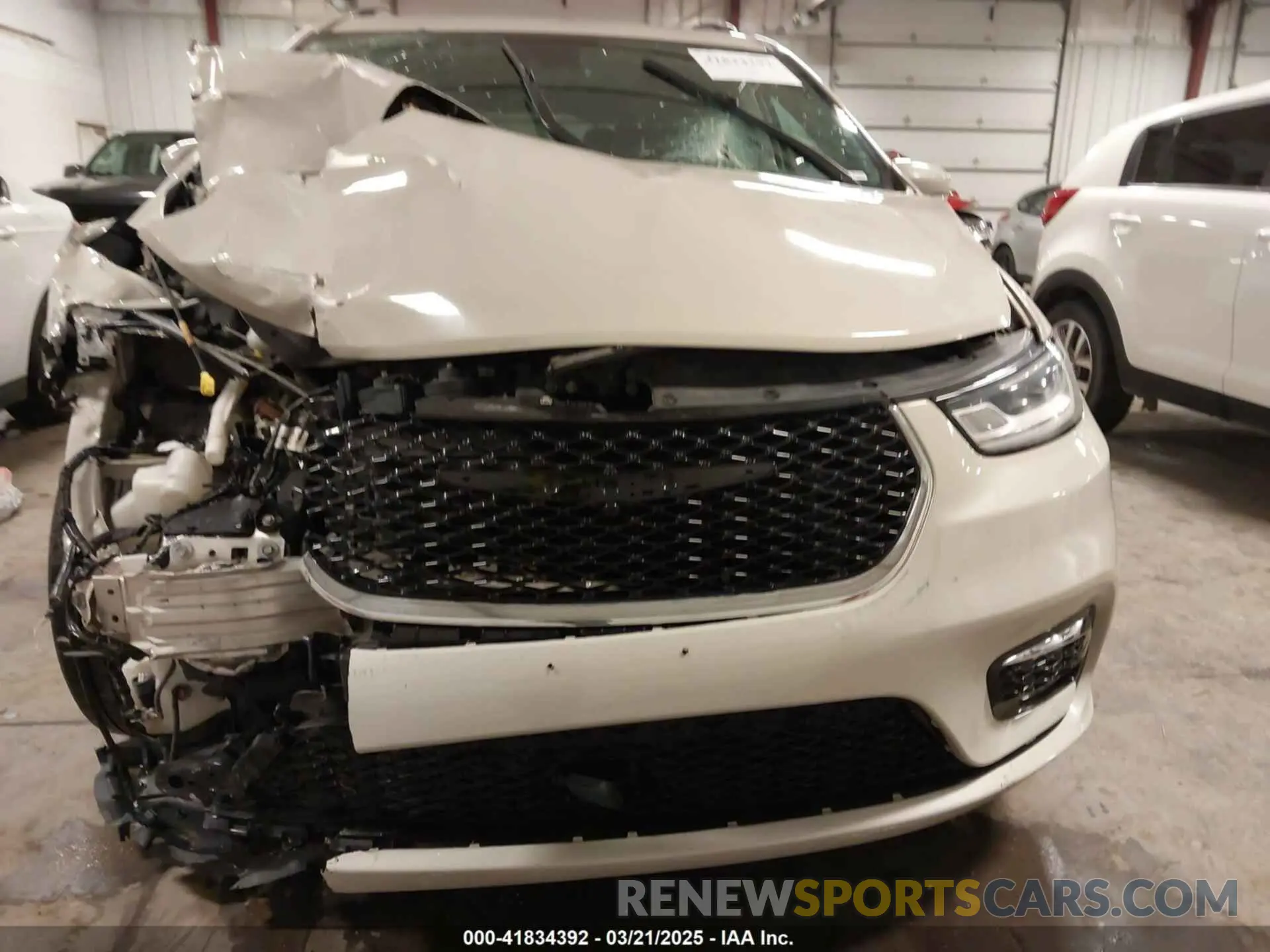 12 fotografías del automóvil dañado 2C4RC1BG7MR531772 CHRYSLER PACIFICA 2021