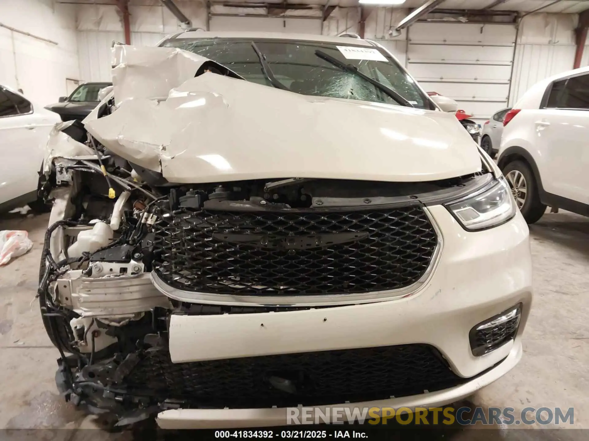 6 fotografías del automóvil dañado 2C4RC1BG7MR531772 CHRYSLER PACIFICA 2021