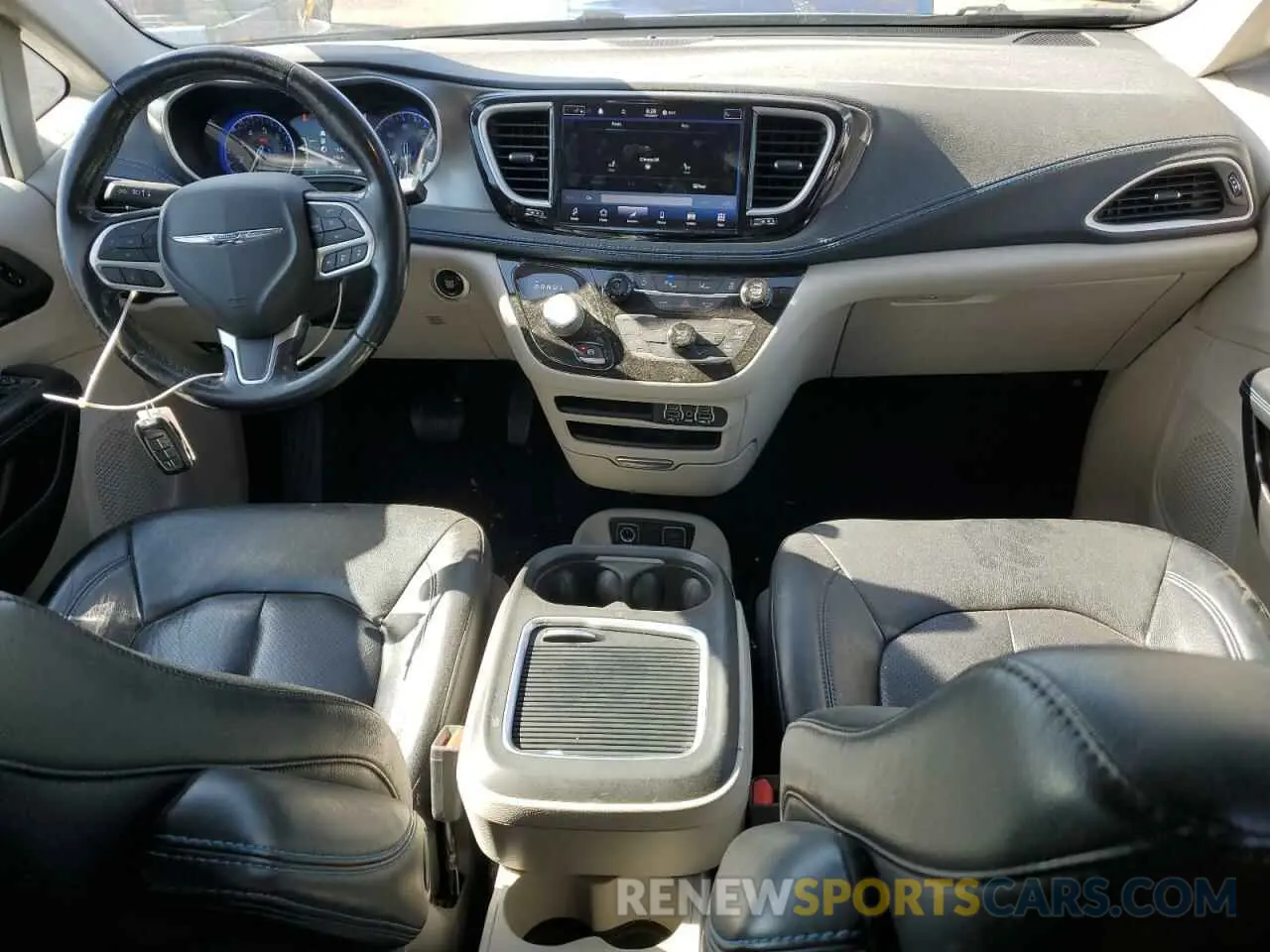8 fotografías del automóvil dañado 2C4RC1BG7MR574654 CHRYSLER PACIFICA 2021