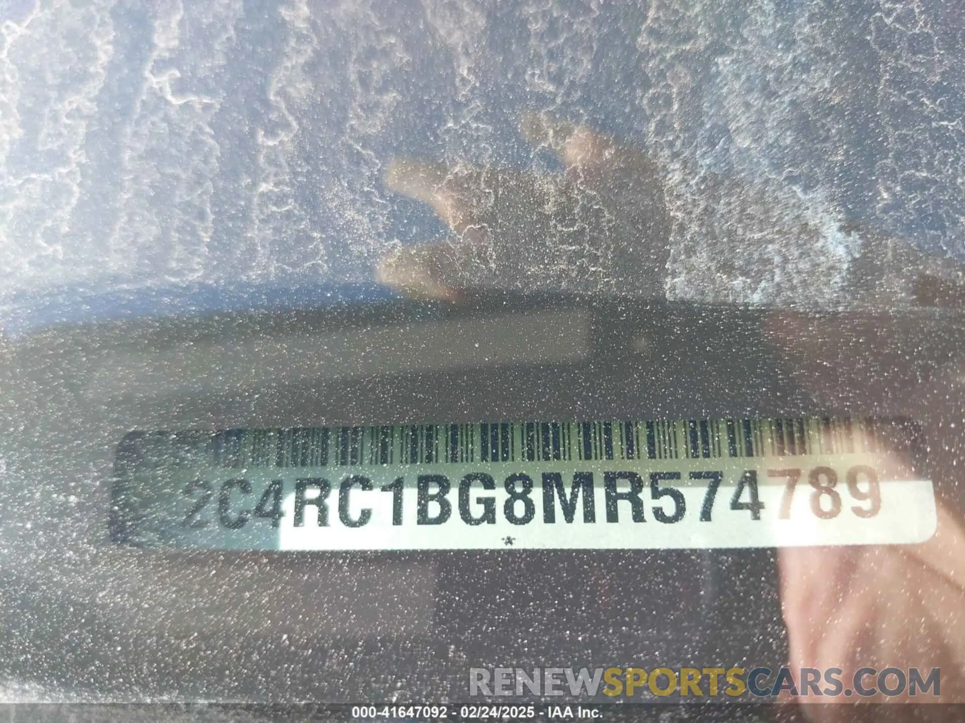 9 fotografías del automóvil dañado 2C4RC1BG8MR574789 CHRYSLER PACIFICA 2021