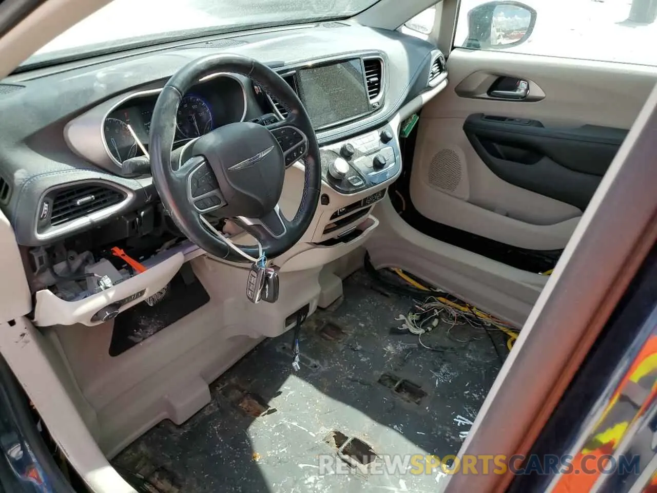 8 fotografías del automóvil dañado 2C4RC1BG8MR602395 CHRYSLER PACIFICA 2021