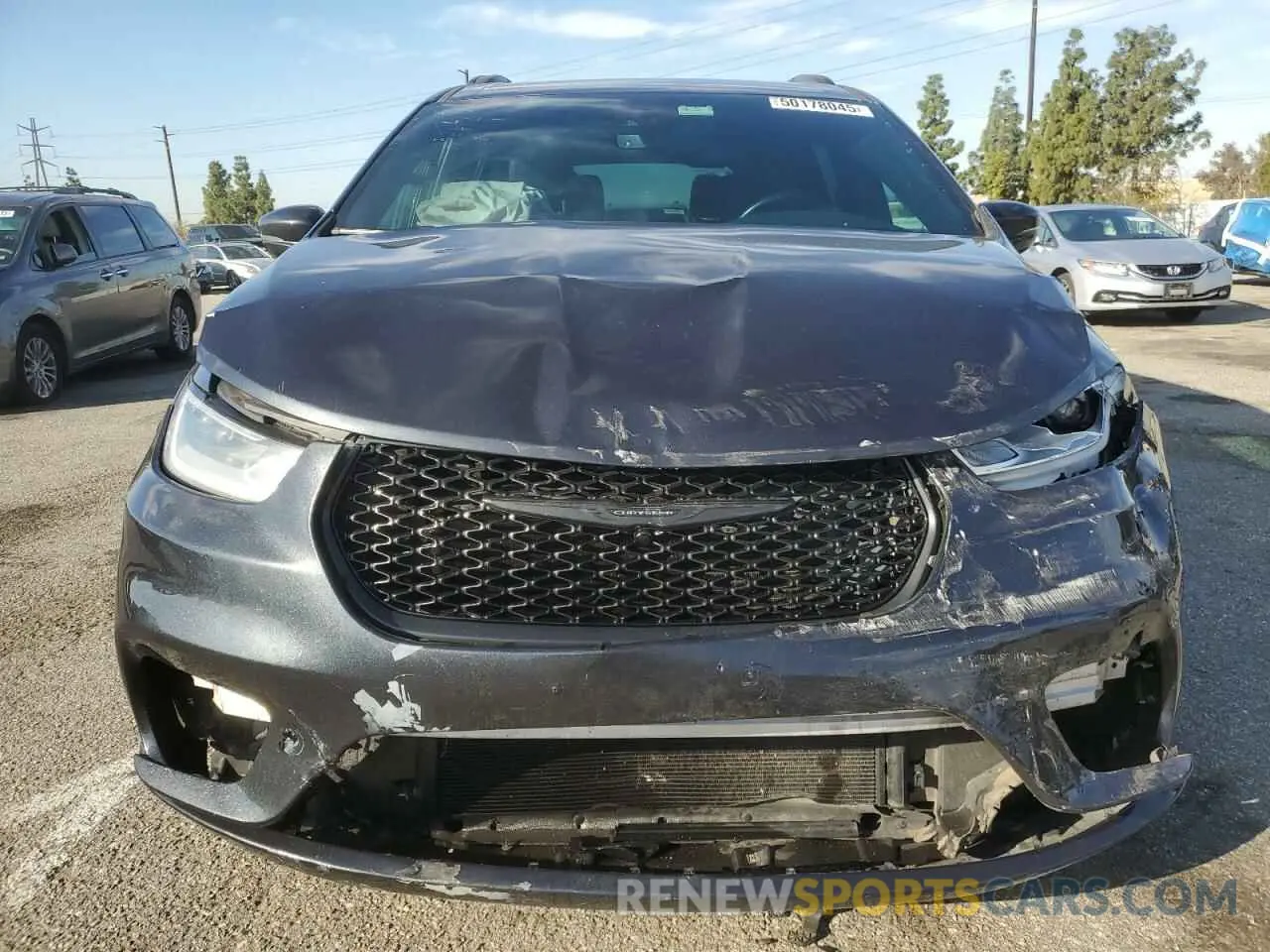 5 fotografías del automóvil dañado 2C4RC1BG9MR534916 CHRYSLER PACIFICA 2021