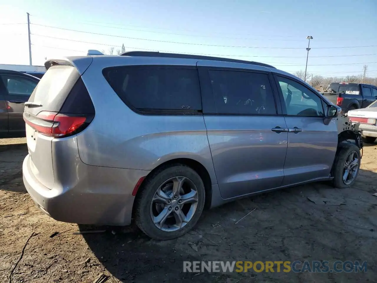 3 fotografías del automóvil dañado 2C4RC1BG9MR559606 CHRYSLER PACIFICA 2021