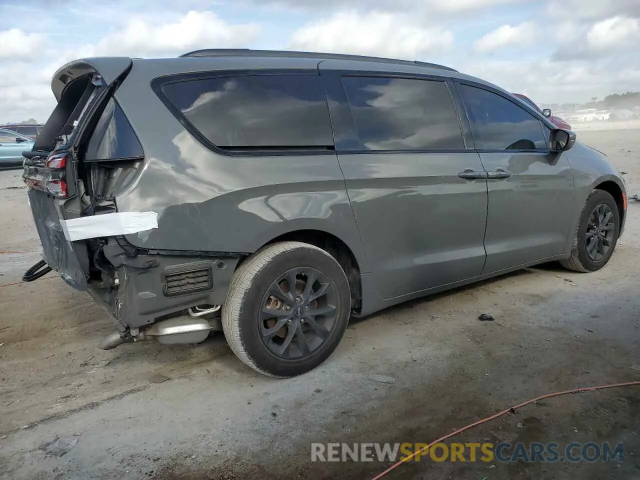3 fotografías del automóvil dañado 2C4RC1BG9MR607542 CHRYSLER PACIFICA 2021