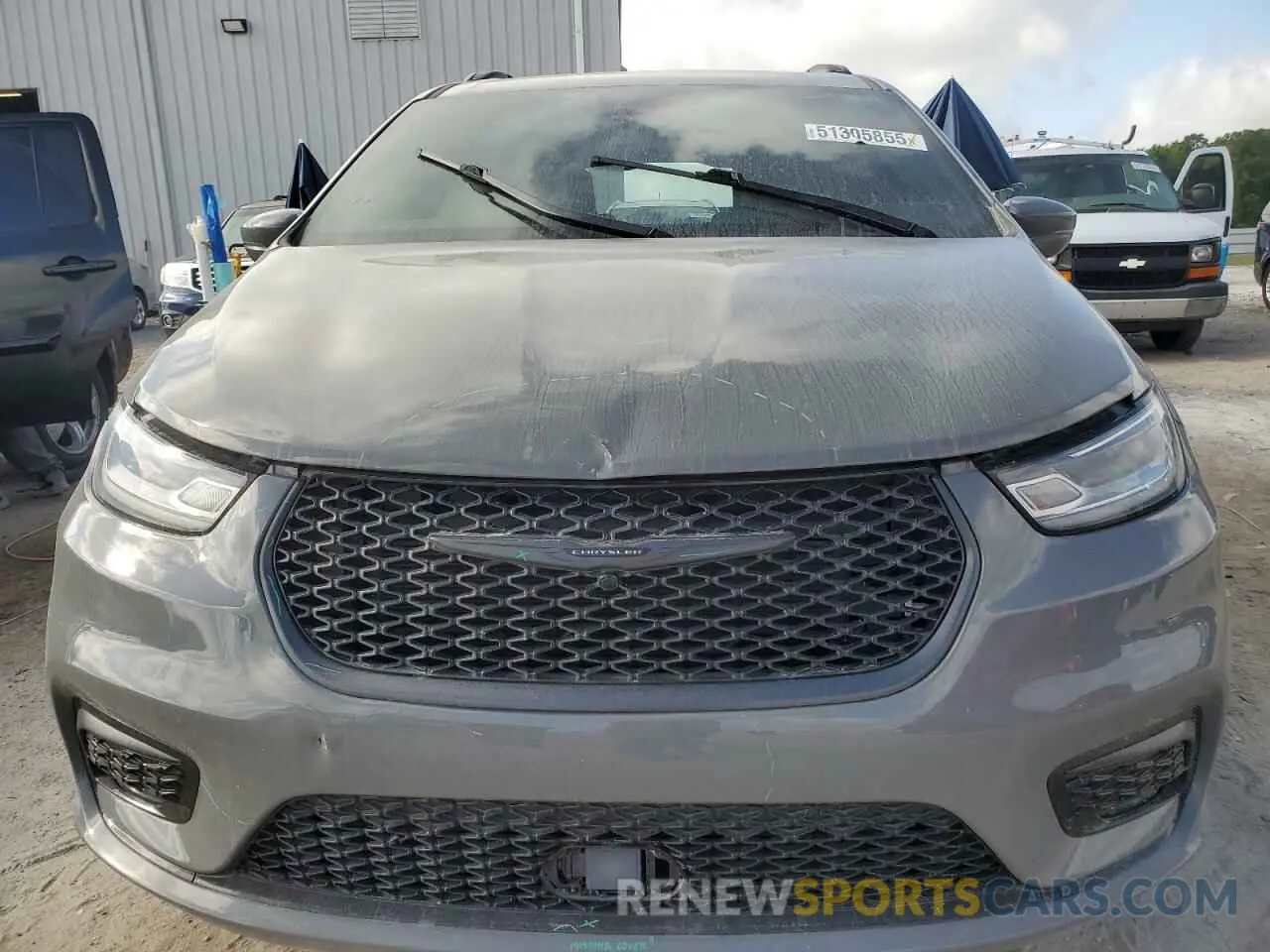 5 fotografías del automóvil dañado 2C4RC1BG9MR607542 CHRYSLER PACIFICA 2021