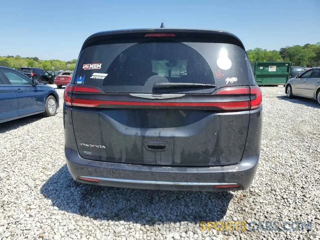 6 fotografías del automóvil dañado 2C4RC1BGXMR515940 CHRYSLER PACIFICA 2021