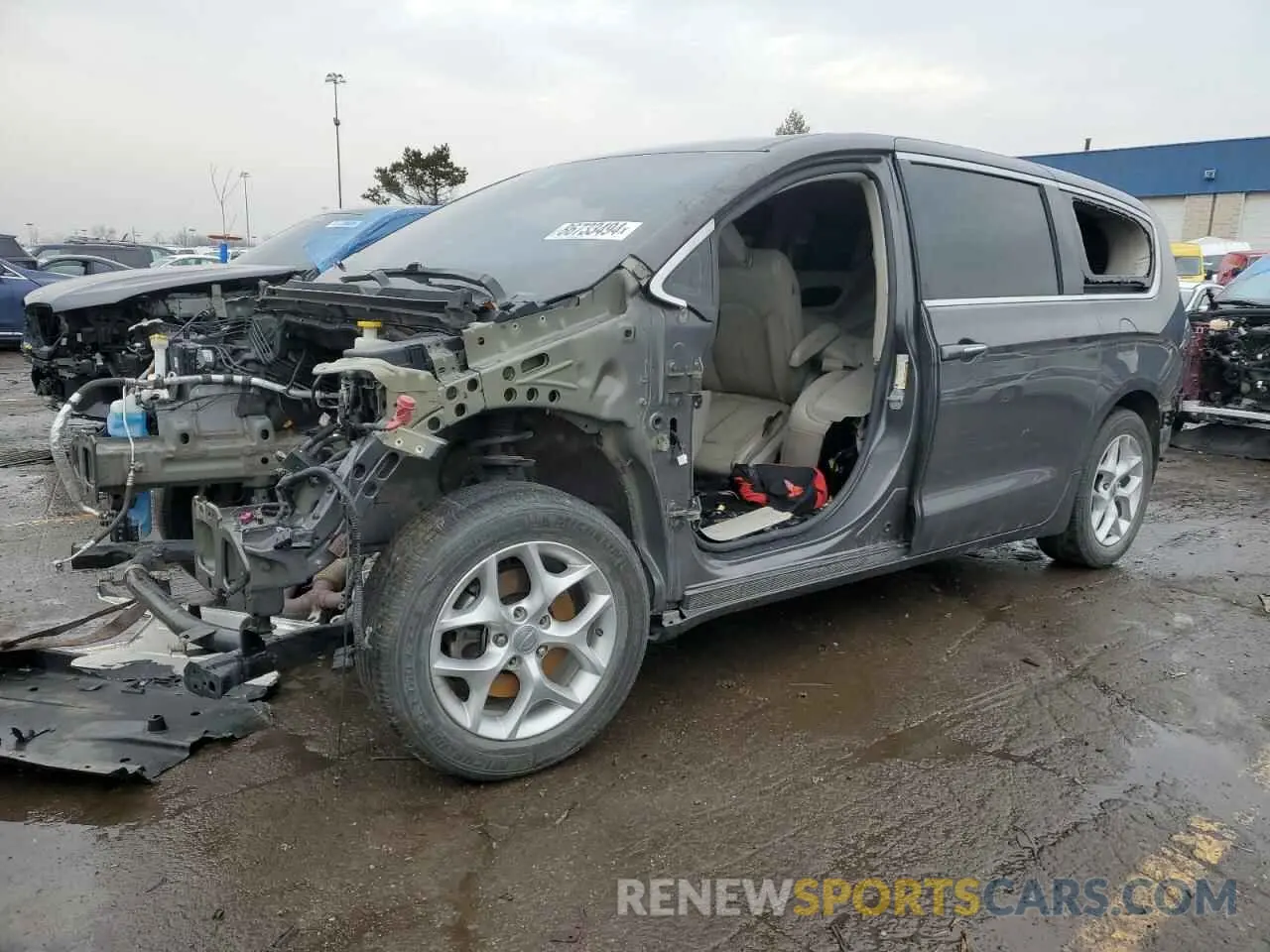 1 fotografías del automóvil dañado 2C4RC1BGXMR527814 CHRYSLER PACIFICA 2021