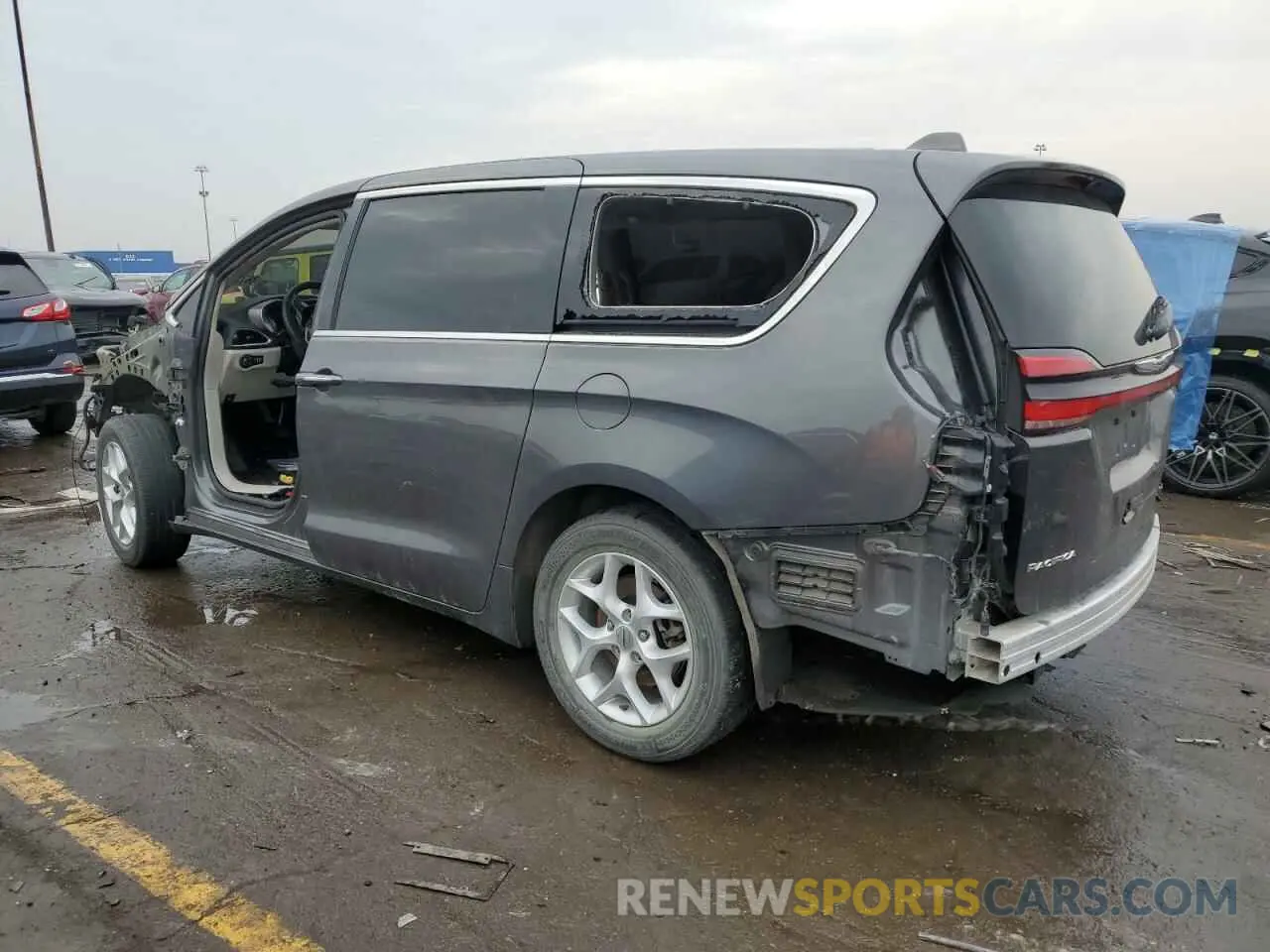 2 fotografías del automóvil dañado 2C4RC1BGXMR527814 CHRYSLER PACIFICA 2021