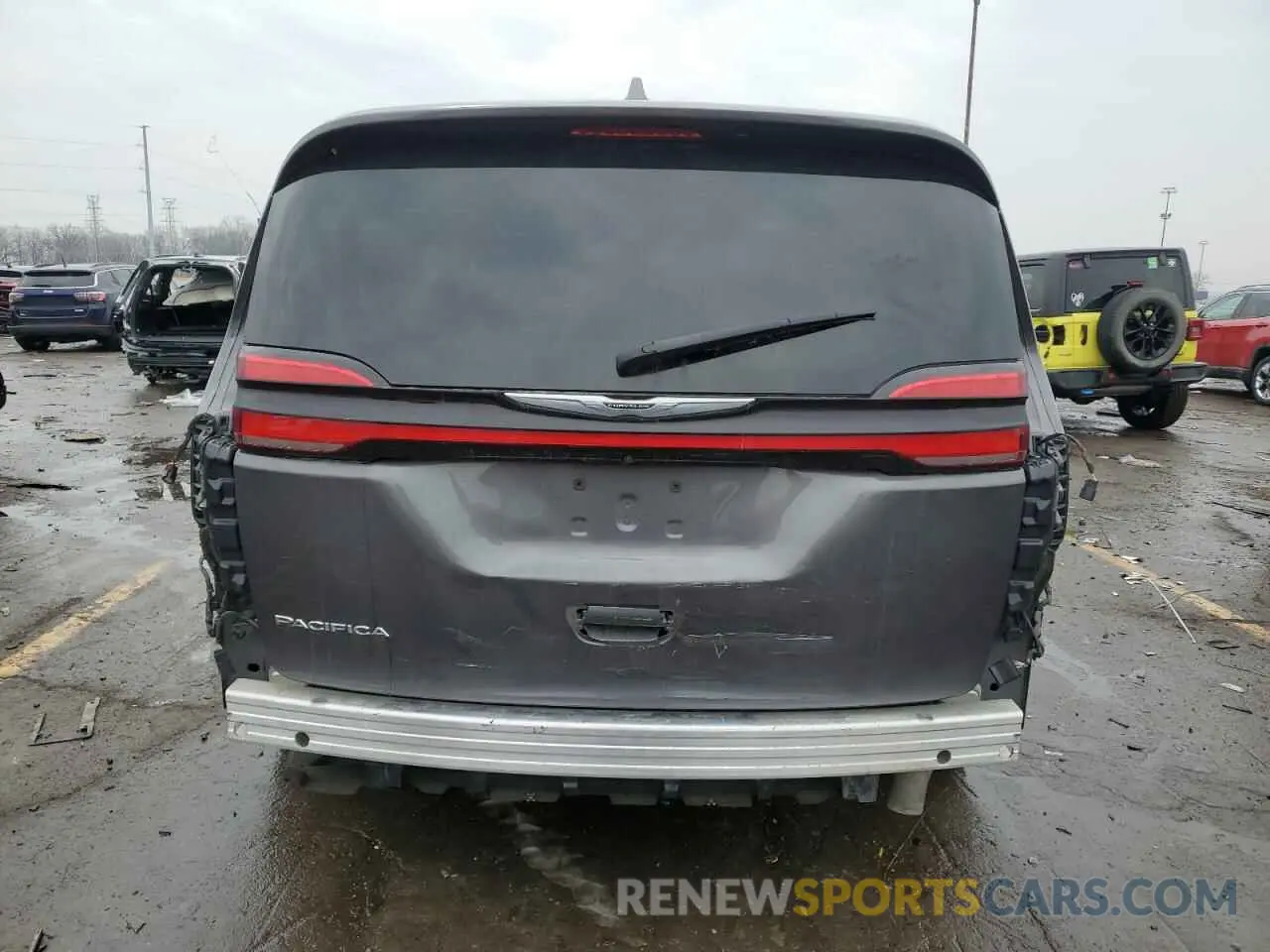 6 fotografías del automóvil dañado 2C4RC1BGXMR527814 CHRYSLER PACIFICA 2021