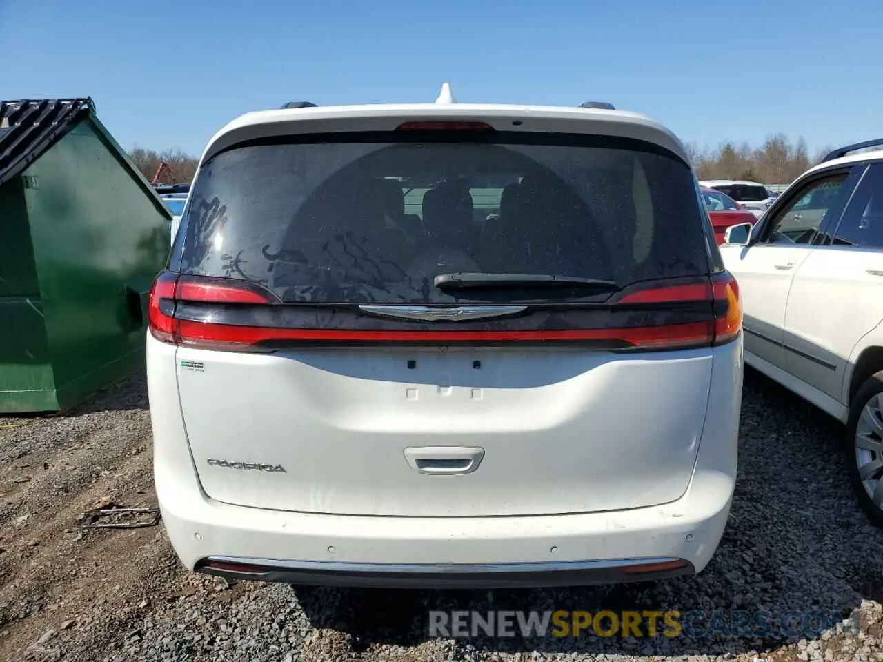 6 fotografías del automóvil dañado 2C4RC1BGXMR532883 CHRYSLER PACIFICA 2021