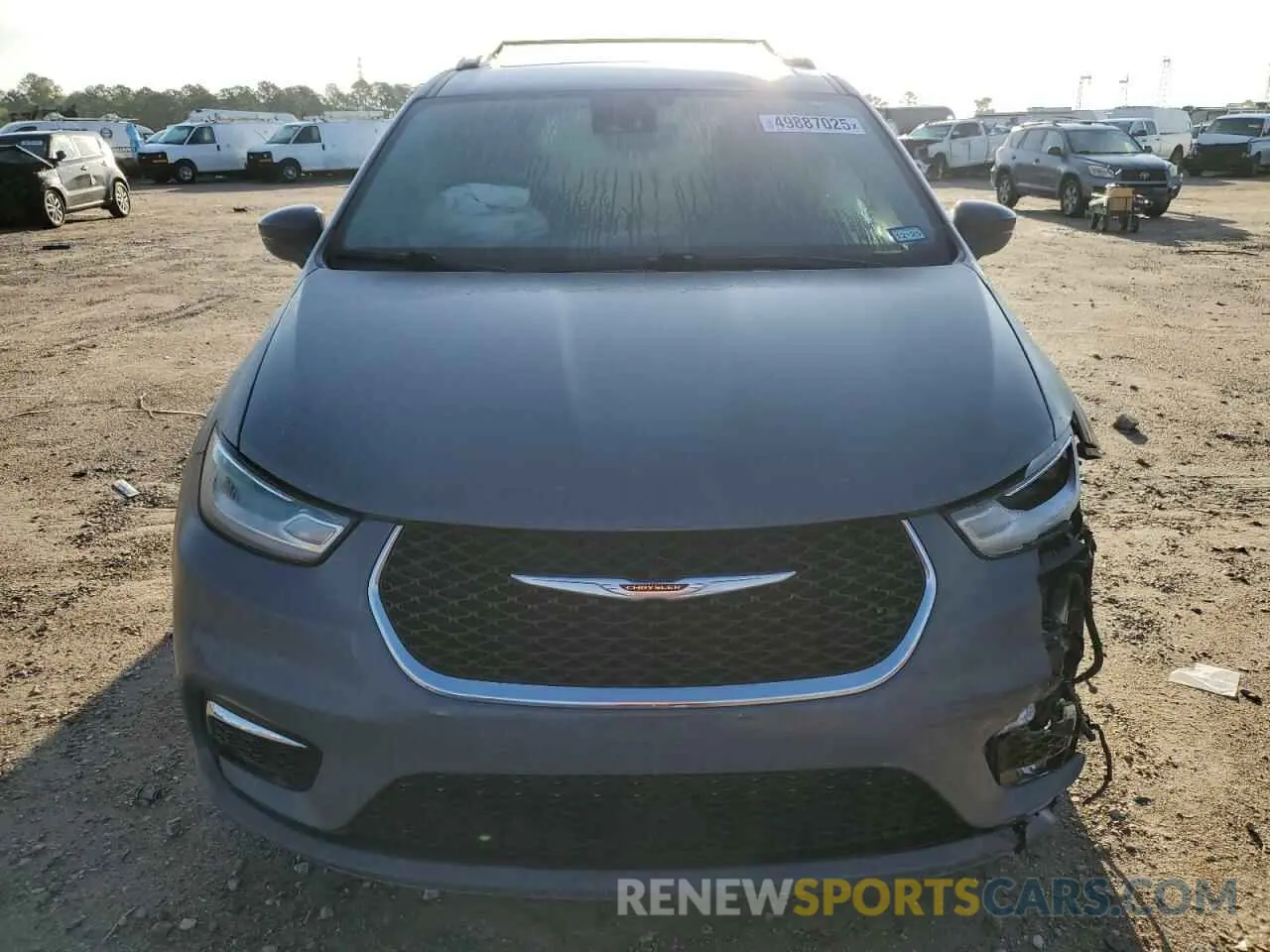 5 fotografías del automóvil dañado 2C4RC1BGXMR533340 CHRYSLER PACIFICA 2021