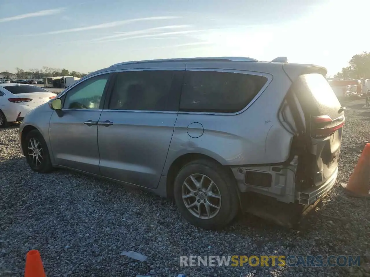 2 fotografías del automóvil dañado 2C4RC1BGXMR592176 CHRYSLER PACIFICA 2021