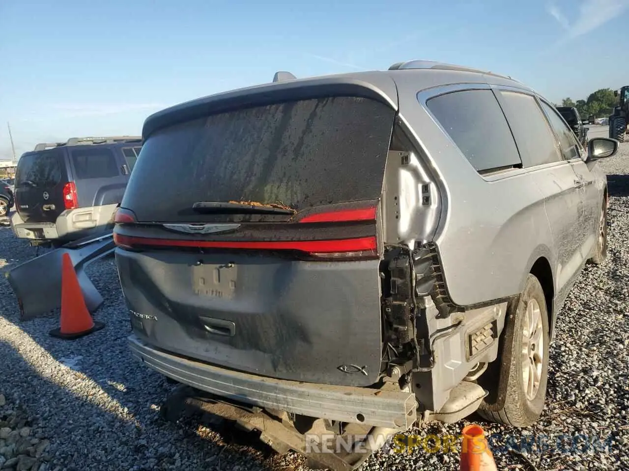 6 fotografías del automóvil dañado 2C4RC1BGXMR592176 CHRYSLER PACIFICA 2021