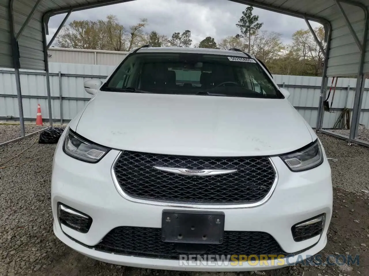 5 fotografías del automóvil dañado 2C4RC1BGXMR592260 CHRYSLER PACIFICA 2021