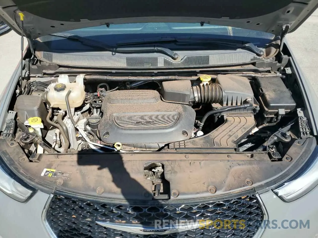 12 fotografías del automóvil dañado 2C4RC1BGXMR604603 CHRYSLER PACIFICA 2021