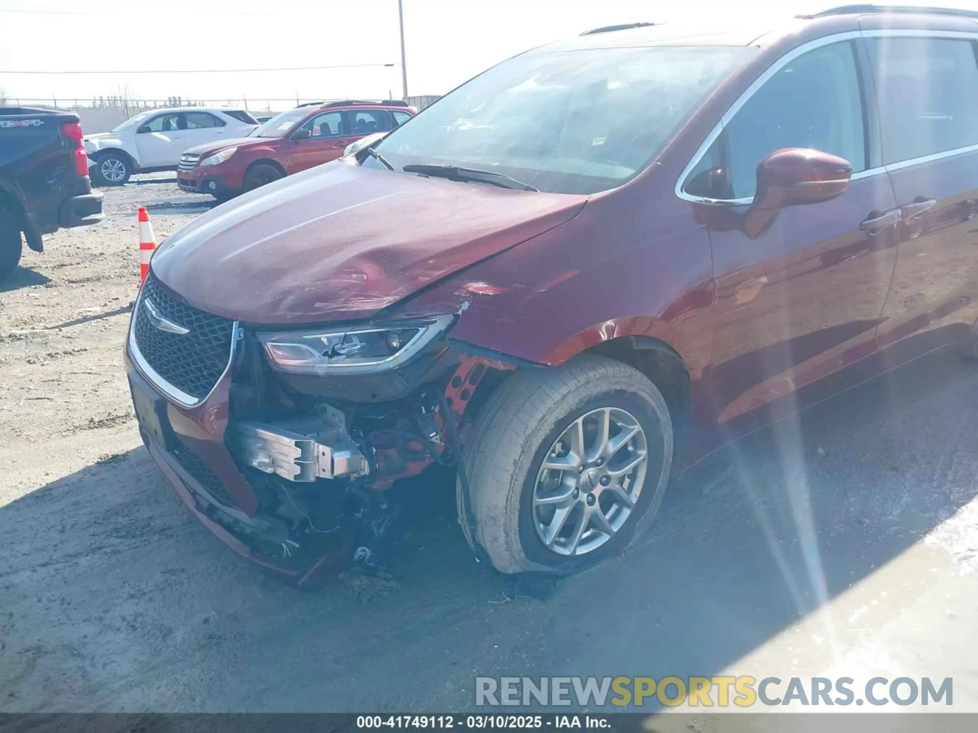 6 fotografías del automóvil dañado 2C4RC1FG0MR598644 CHRYSLER PACIFICA 2021