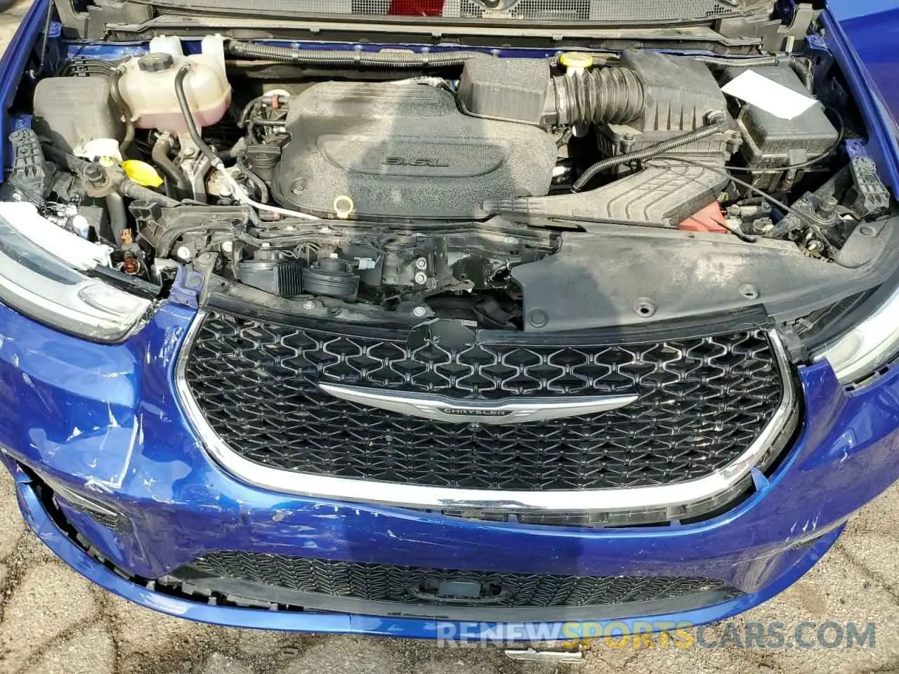 13 fotografías del automóvil dañado 2C4RC1FG1MR519093 CHRYSLER PACIFICA 2021