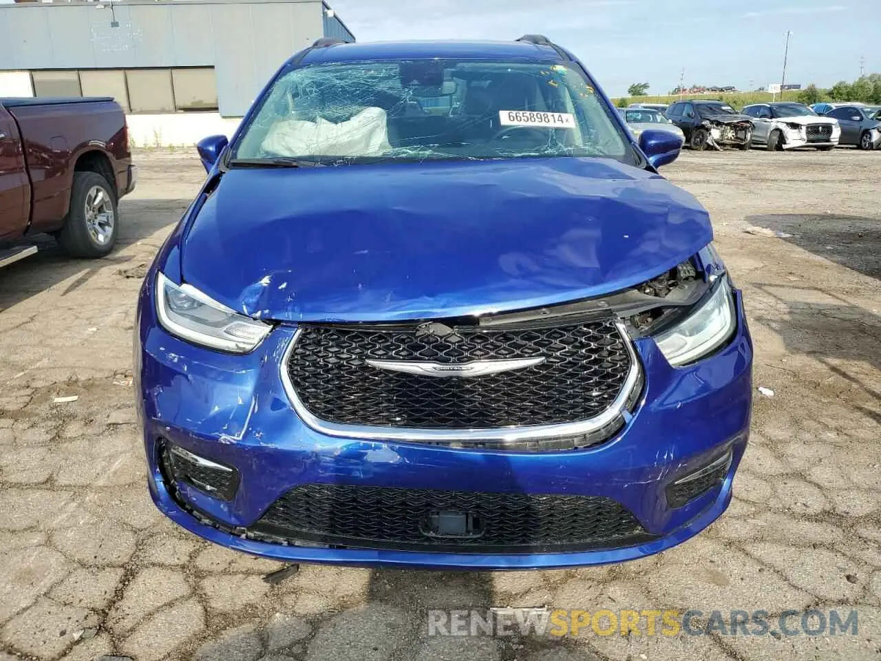 5 fotografías del automóvil dañado 2C4RC1FG1MR519093 CHRYSLER PACIFICA 2021