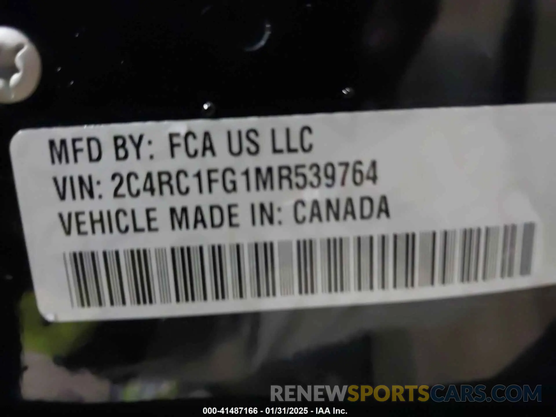 9 fotografías del automóvil dañado 2C4RC1FG1MR539764 CHRYSLER PACIFICA 2021