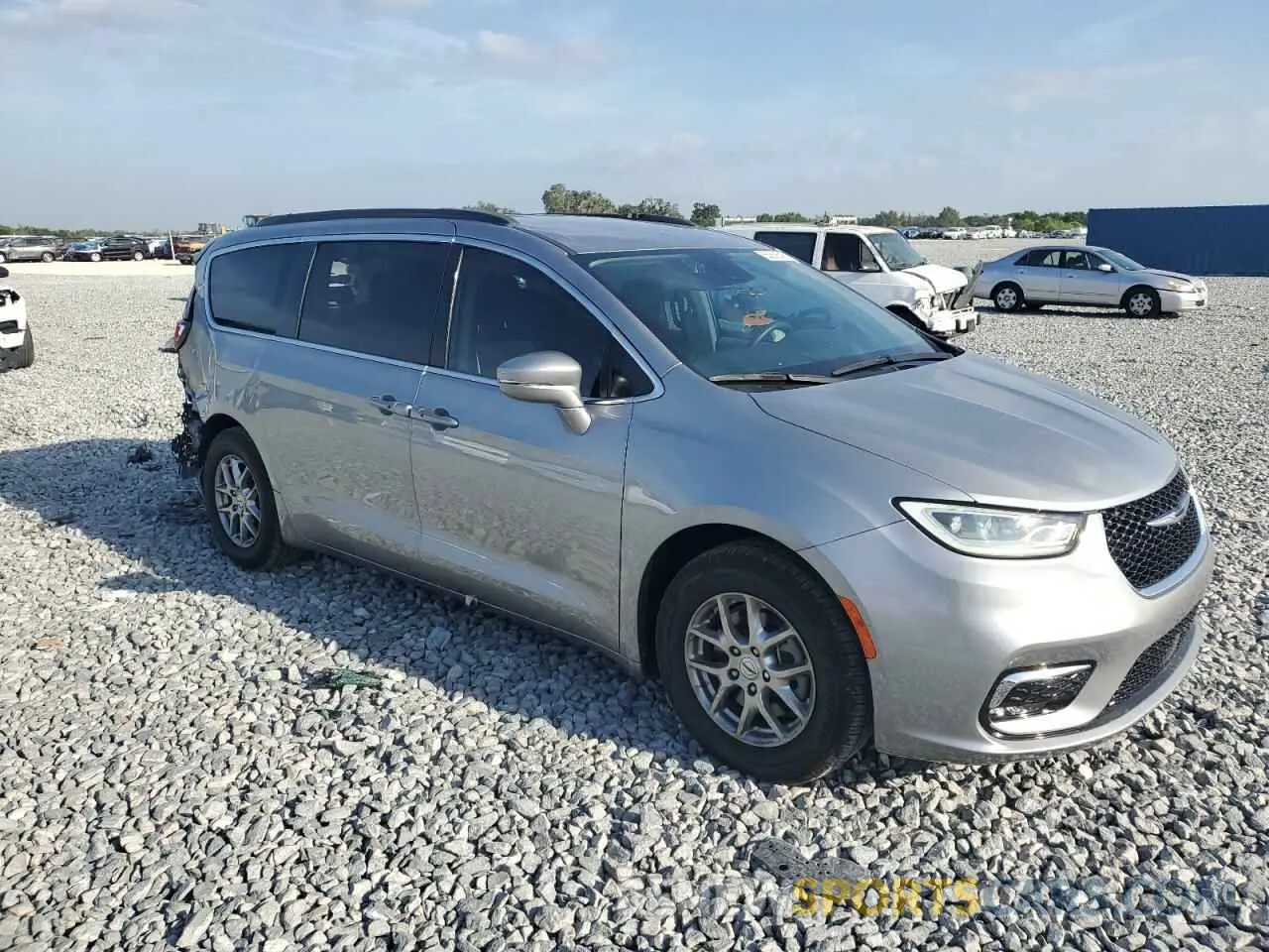 4 fotografías del automóvil dañado 2C4RC1FG2MR529230 CHRYSLER PACIFICA 2021