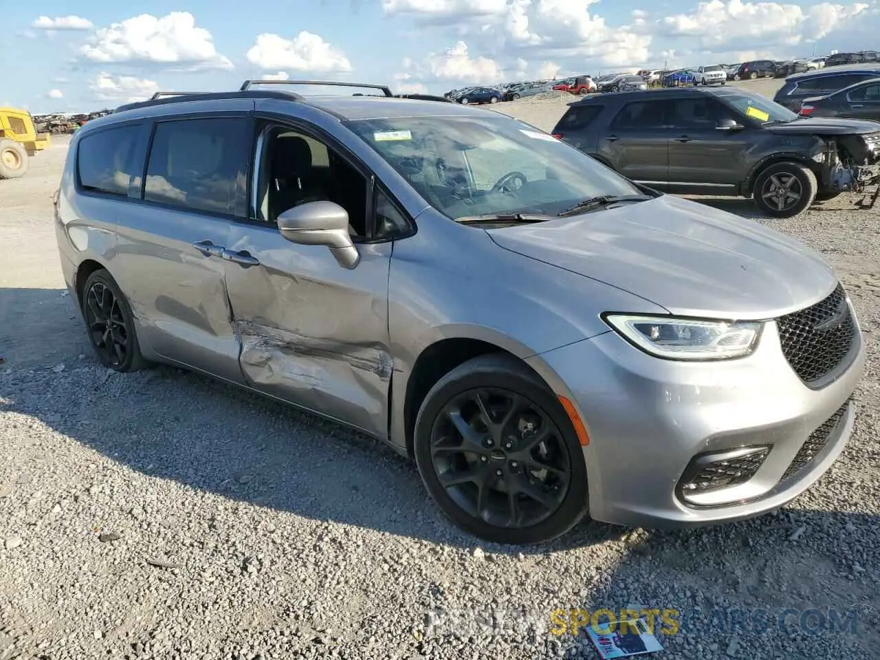 4 fotografías del automóvil dañado 2C4RC1FG2MR592683 CHRYSLER PACIFICA 2021