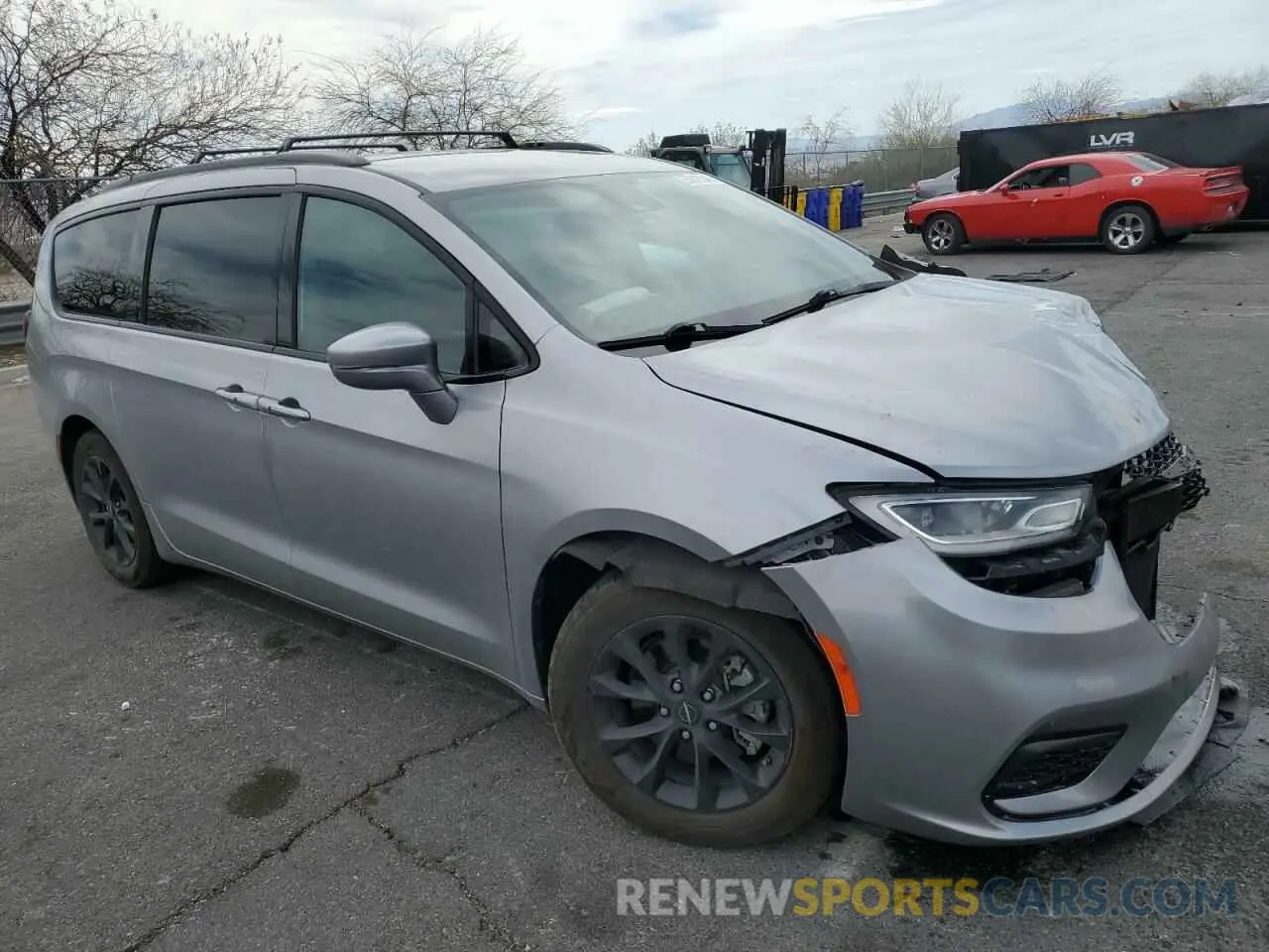 4 fotografías del automóvil dañado 2C4RC1FG4MR593043 CHRYSLER PACIFICA 2021