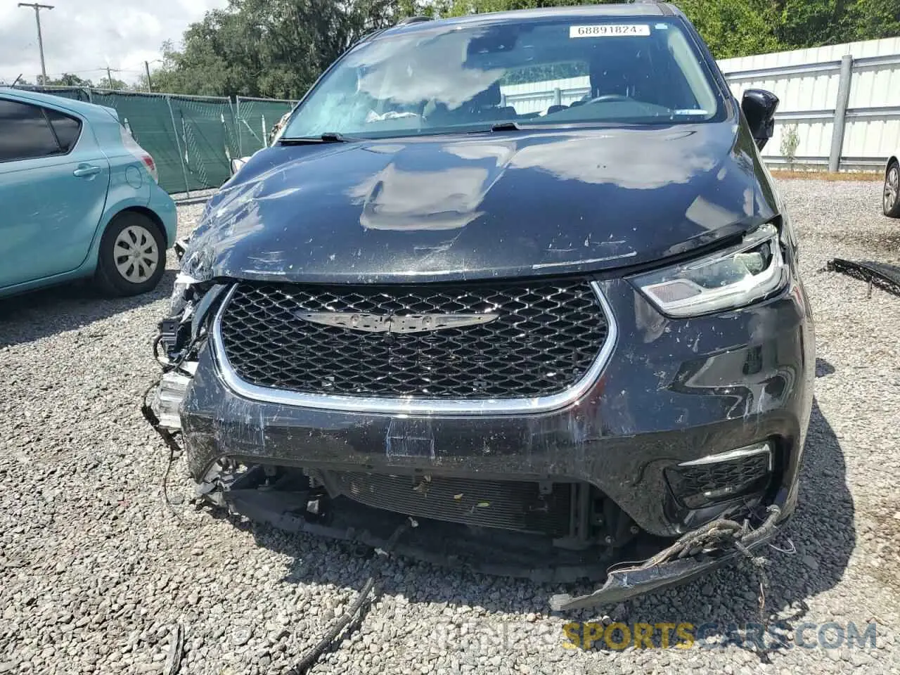 5 fotografías del automóvil dañado 2C4RC1FG8MR535372 CHRYSLER PACIFICA 2021