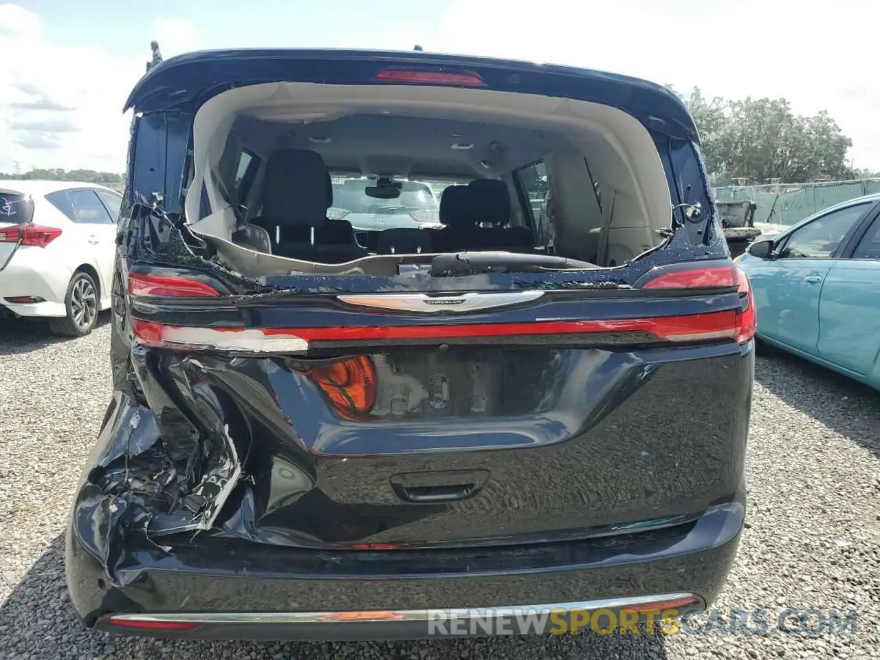 6 fotografías del automóvil dañado 2C4RC1FG8MR535372 CHRYSLER PACIFICA 2021