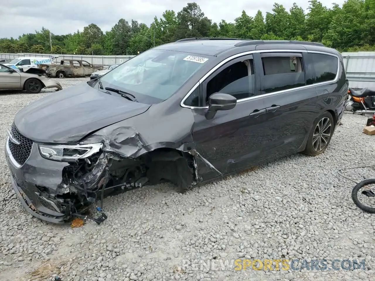 1 fotografías del automóvil dañado 2C4RC1FGXMR550164 CHRYSLER PACIFICA 2021