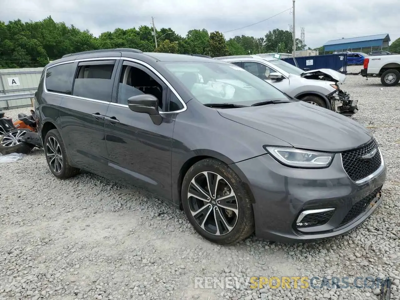 4 fotografías del automóvil dañado 2C4RC1FGXMR550164 CHRYSLER PACIFICA 2021