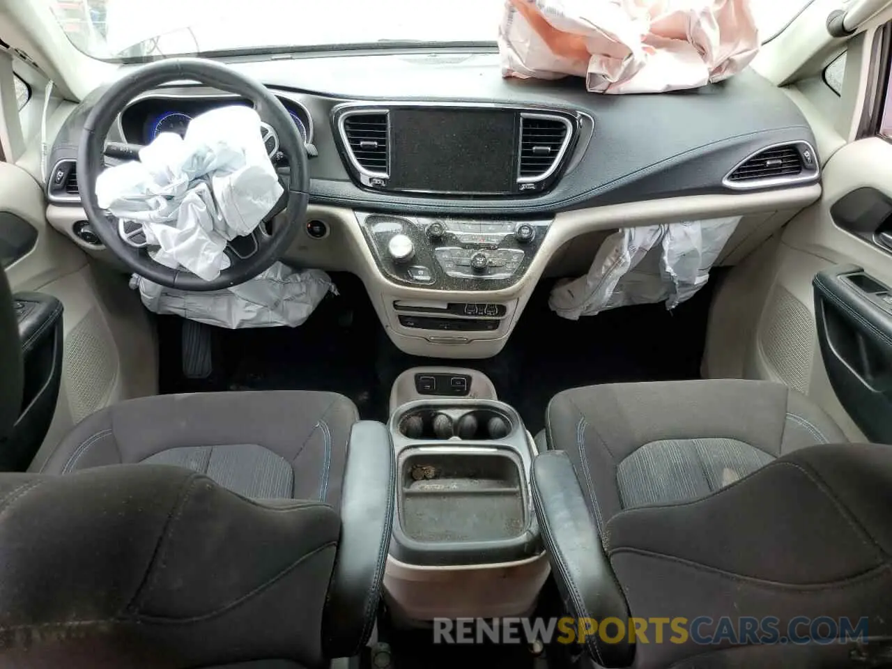 8 fotografías del automóvil dañado 2C4RC1FGXMR550164 CHRYSLER PACIFICA 2021