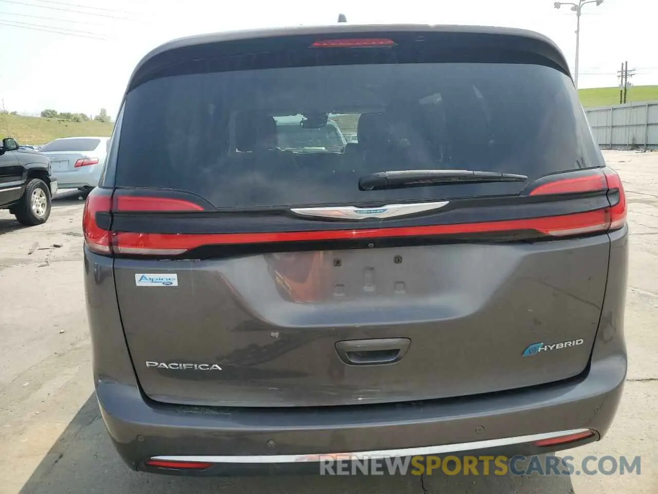 6 fotografías del automóvil dañado 2C4RC1L70MR599183 CHRYSLER PACIFICA 2021
