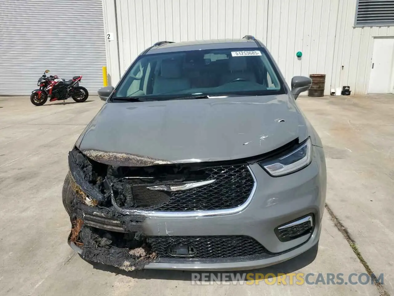 5 fotografías del automóvil dañado 2C4RC1L73MR603162 CHRYSLER PACIFICA 2021