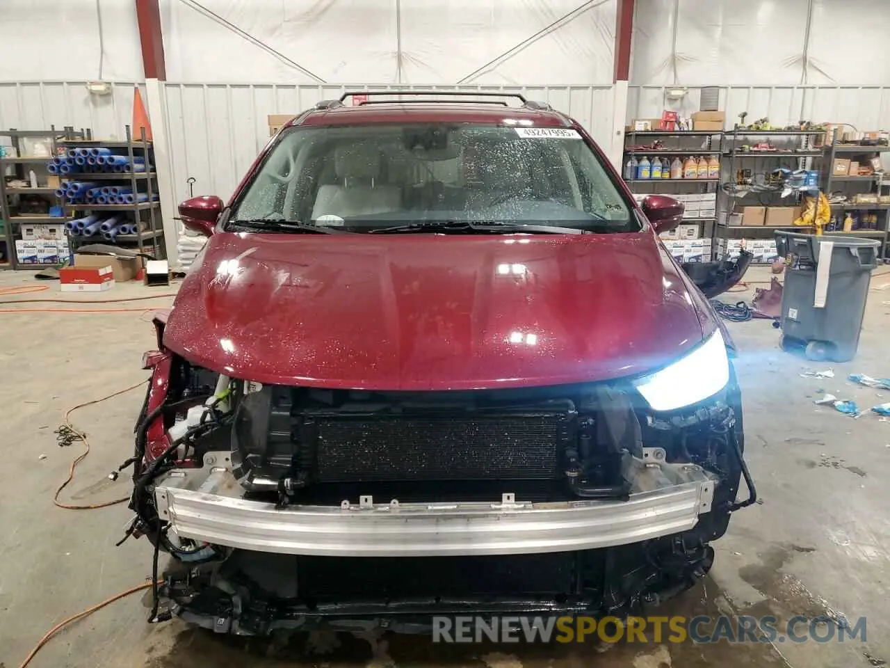 5 fotografías del automóvil dañado 2C4RC1L74MR507900 CHRYSLER PACIFICA 2021