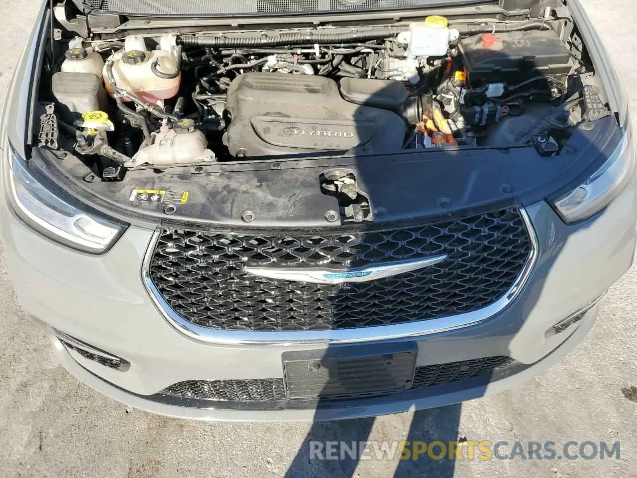 12 fotografías del automóvil dañado 2C4RC1L75MR599633 CHRYSLER PACIFICA 2021