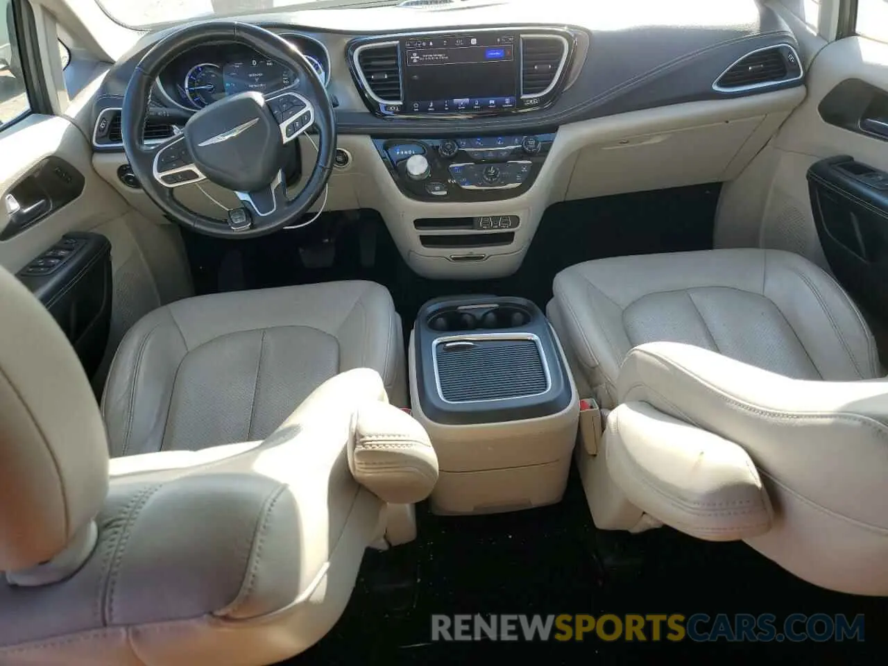 8 fotografías del automóvil dañado 2C4RC1L75MR599633 CHRYSLER PACIFICA 2021