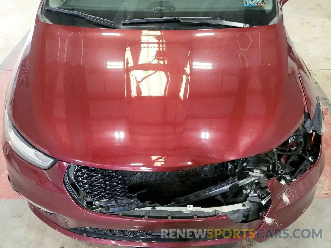 12 fotografías del automóvil dañado 2C4RC1L77MR596250 CHRYSLER PACIFICA 2021