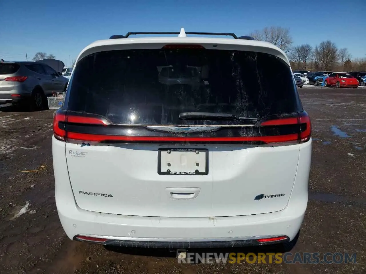 6 fotografías del automóvil dañado 2C4RC1N72MR540519 CHRYSLER PACIFICA 2021