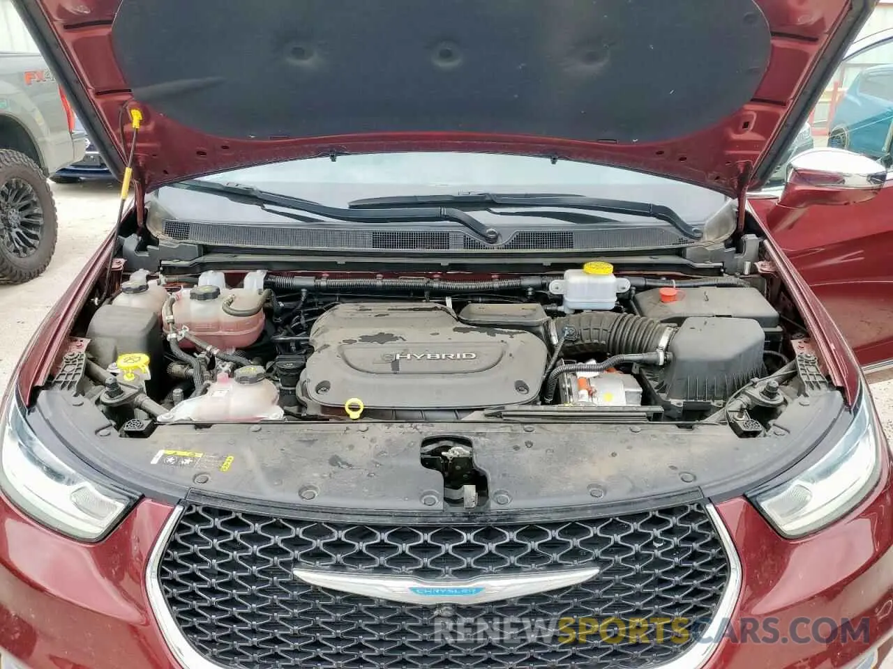 12 fotografías del automóvil dañado 2C4RC1S72MR535860 CHRYSLER PACIFICA 2021