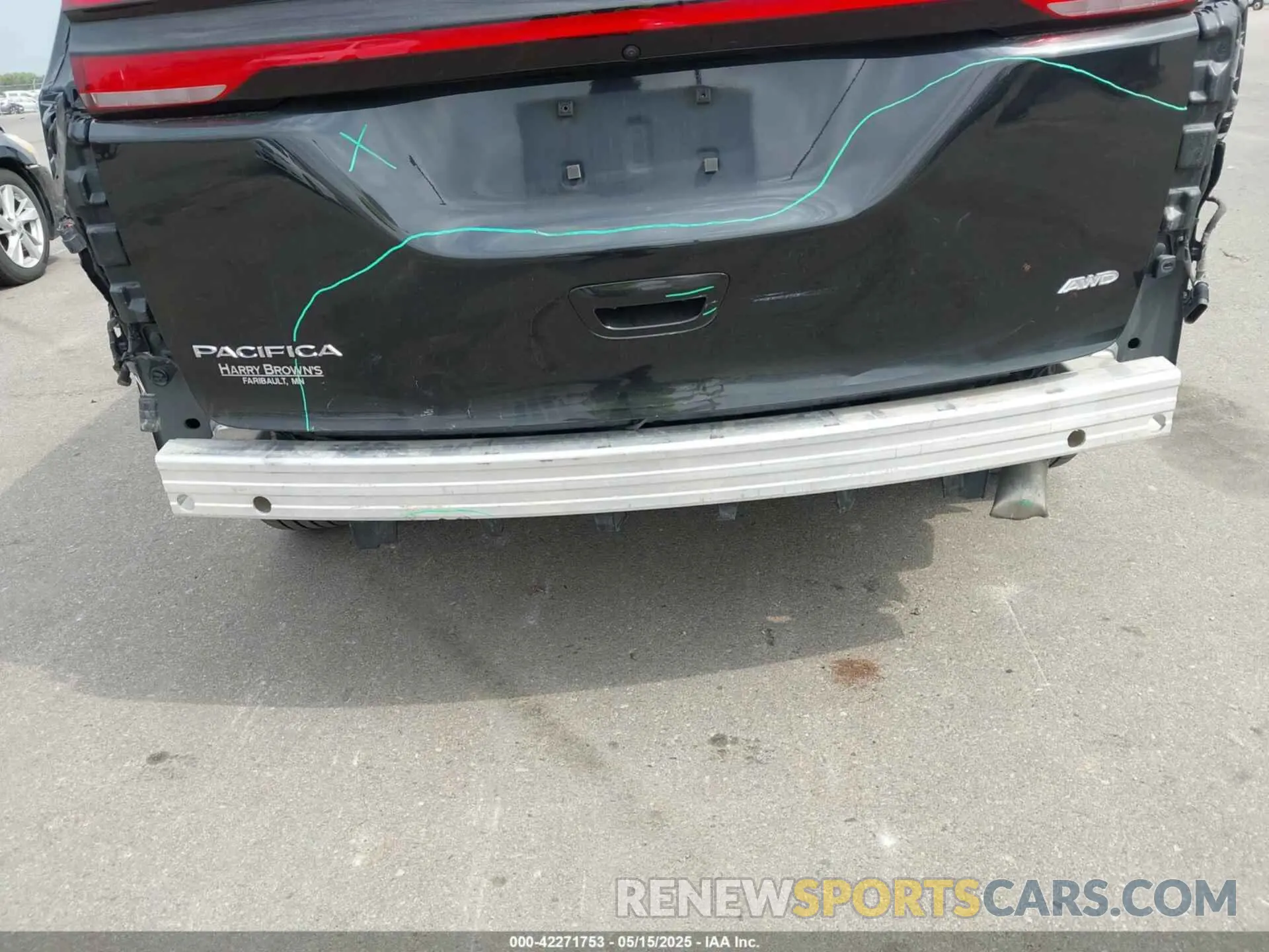 6 fotografías del automóvil dañado 2C4RC3BG4MR523141 CHRYSLER PACIFICA 2021