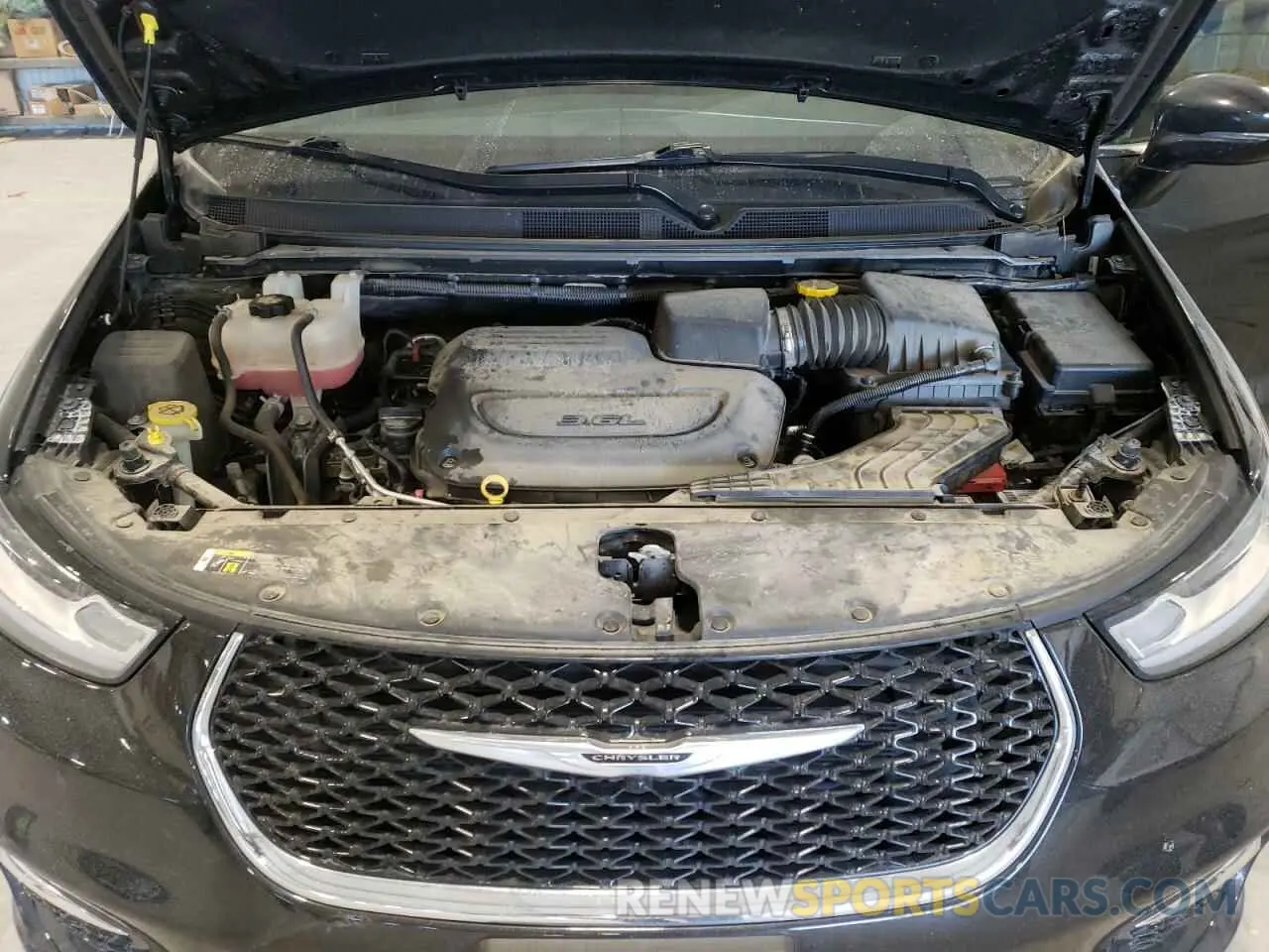 12 fotografías del automóvil dañado 2C4RC3BG4MR573571 CHRYSLER PACIFICA 2021