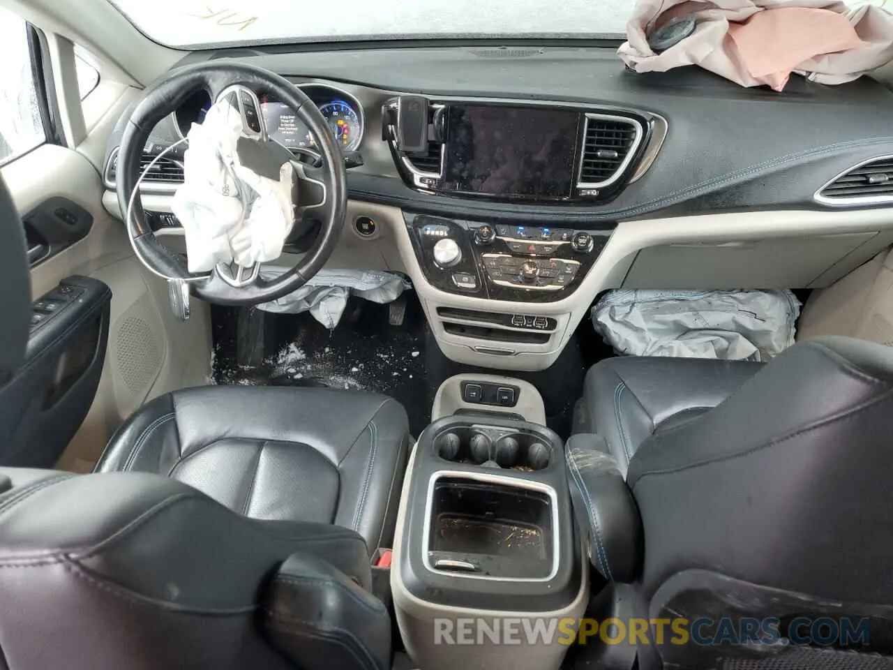 8 fotografías del automóvil dañado 2C4RC3BG5MR554690 CHRYSLER PACIFICA 2021