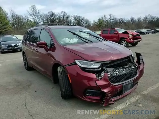12 fotografías del automóvil dañado 2C4RC3BG7MR567702 CHRYSLER PACIFICA 2021