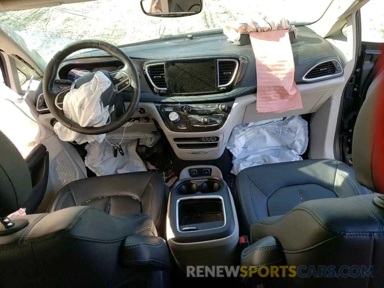8 fotografías del automóvil dañado 2C4RC3BG9MR502303 CHRYSLER PACIFICA 2021